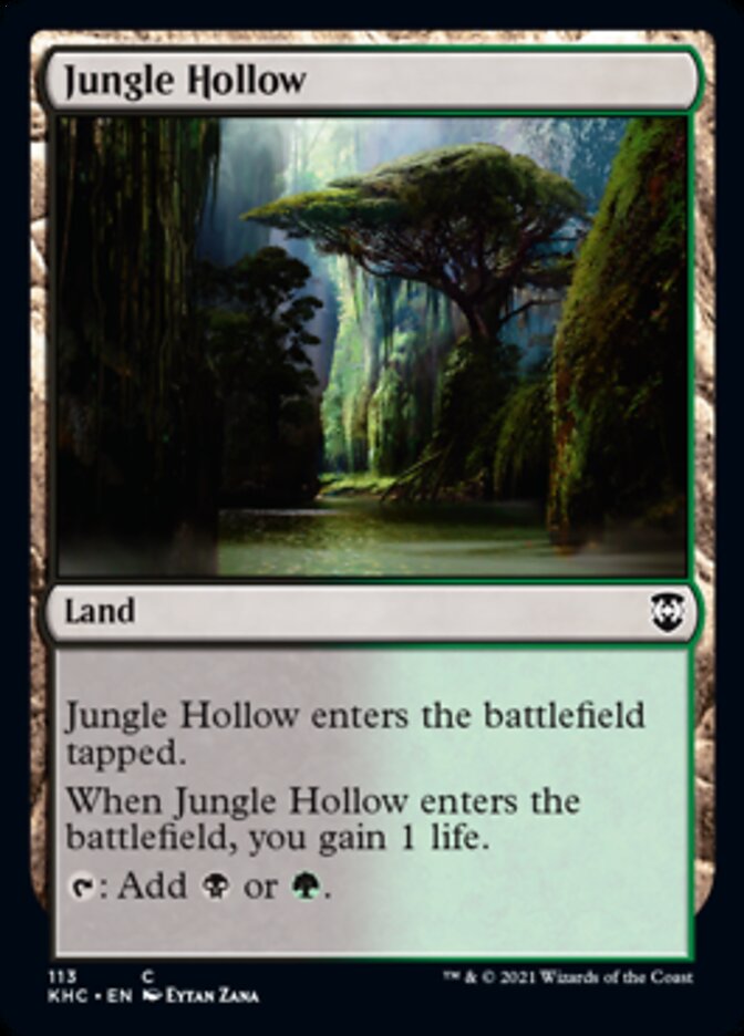 Jungle Hollow [Kaldheim Commander] | Boutique FDB TCG