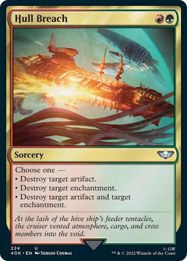 Hull Breach (Surge Foil) [Warhammer 40,000] | Boutique FDB TCG
