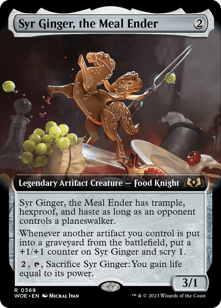 Syr Ginger, the Meal Ender (Extended Art) [Wilds of Eldraine] | Boutique FDB TCG