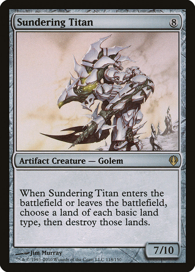 Sundering Titan [Archenemy] | Boutique FDB TCG