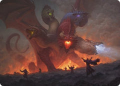 Tiamat Art Card [Dungeons & Dragons: Adventures in the Forgotten Realms Art Series] | Boutique FDB TCG
