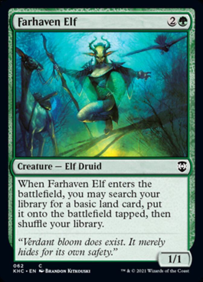 Farhaven Elf [Kaldheim Commander] | Boutique FDB TCG