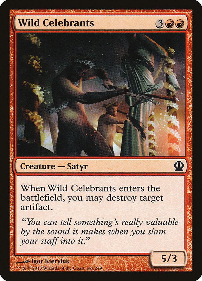 Wild Celebrants [Theros] | Boutique FDB TCG