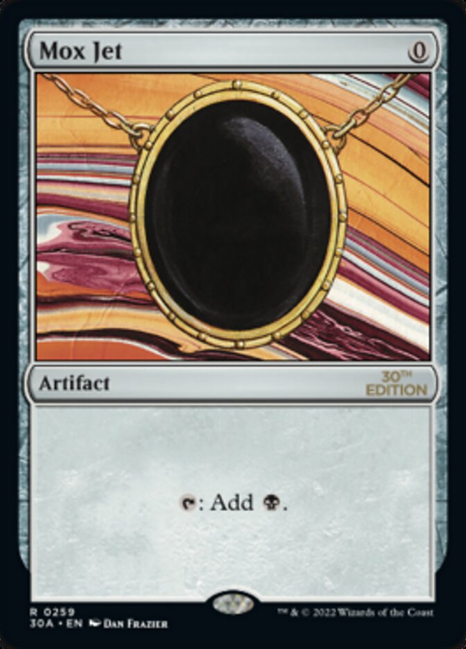 Mox Jet [30th Anniversary Edition] | Boutique FDB TCG
