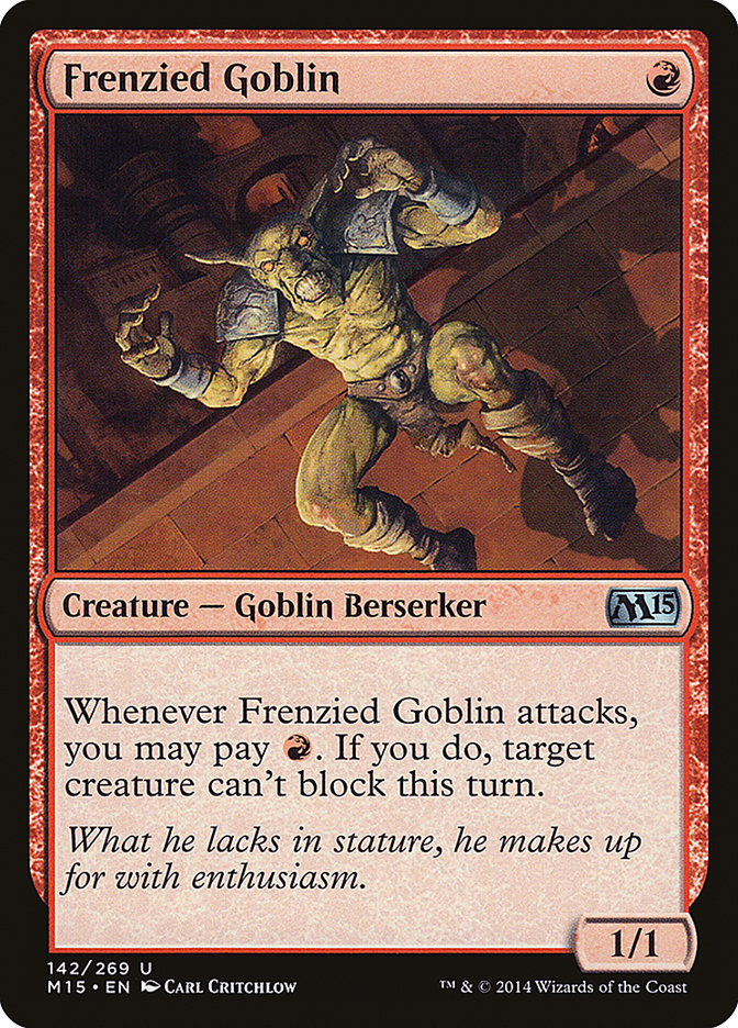 Frenzied Goblin [Magic 2015] | Boutique FDB TCG