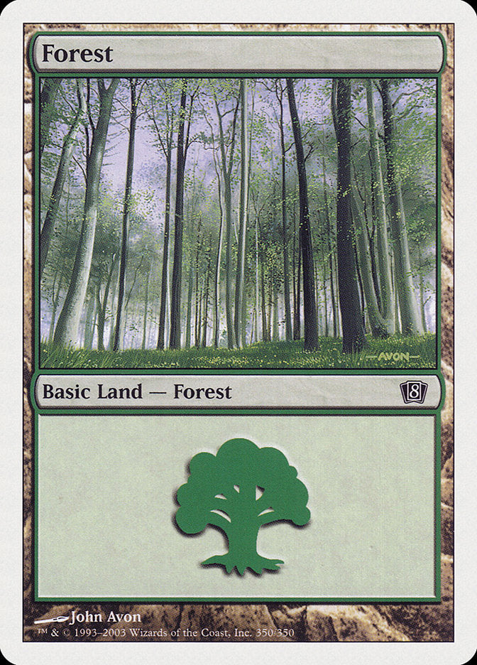 Forest (350) [Eighth Edition] | Boutique FDB TCG