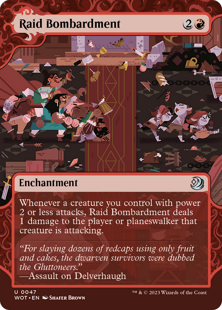 Raid Bombardment [Wilds of Eldraine: Enchanting Tales] | Boutique FDB TCG