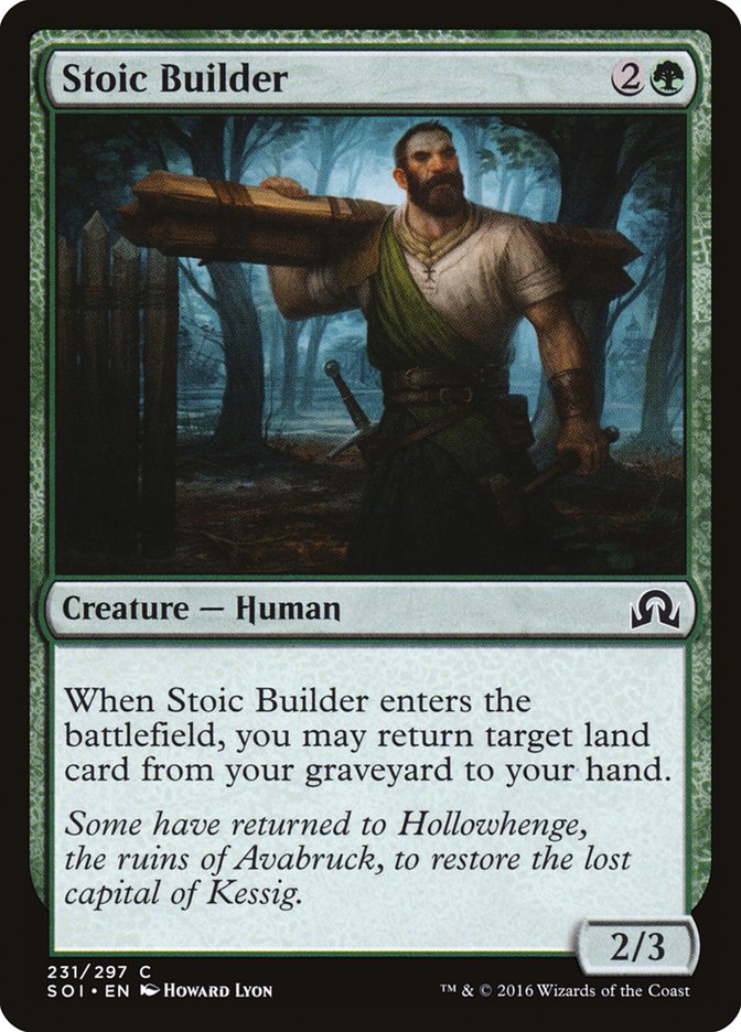 Stoic Builder [Shadows over Innistrad] | Boutique FDB TCG