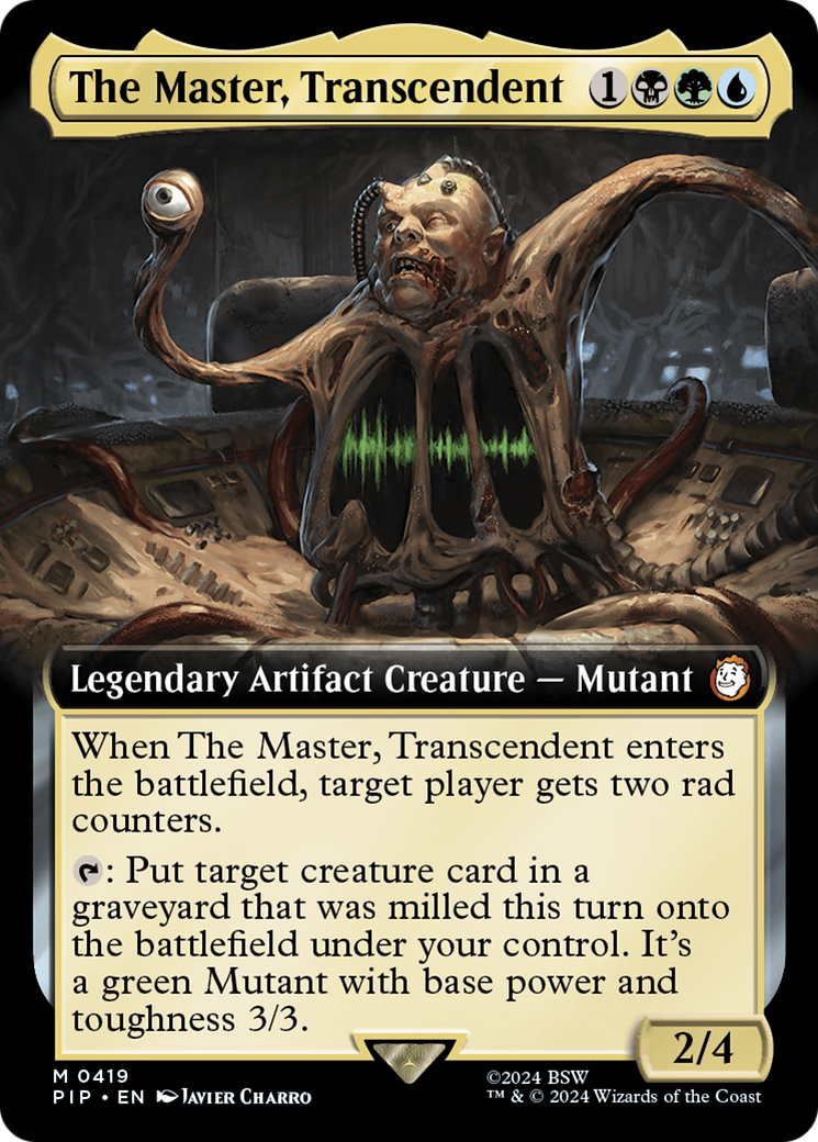 The Master, Transcendent (Extended Art) [Fallout] | Boutique FDB TCG