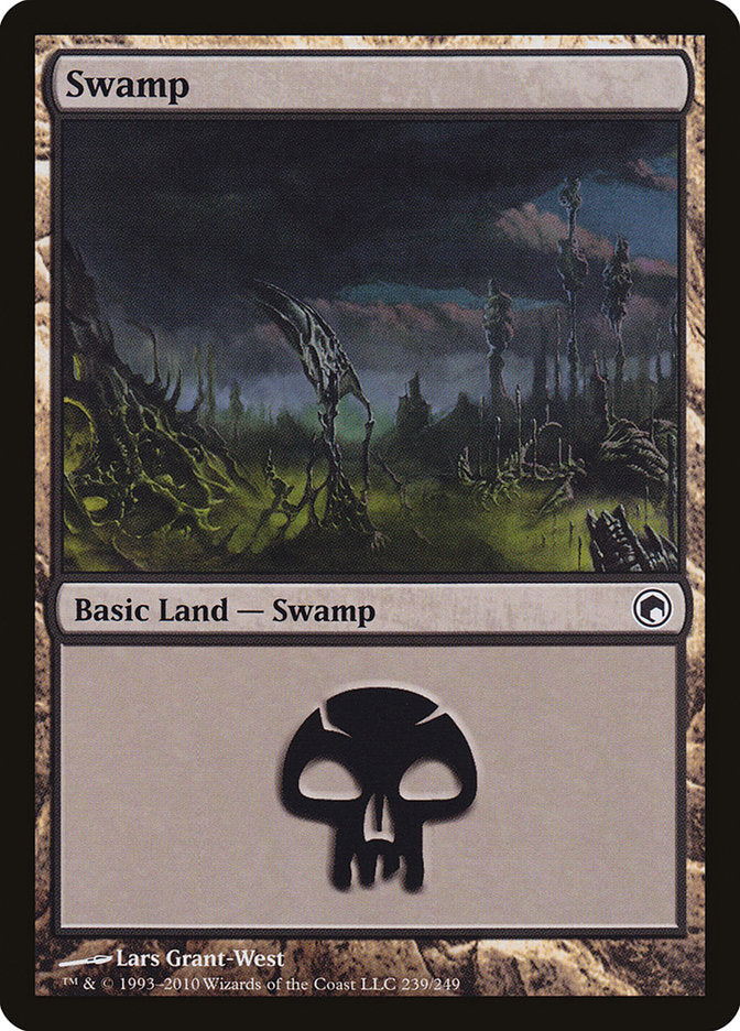 Swamp (239) [Scars of Mirrodin] | Boutique FDB TCG