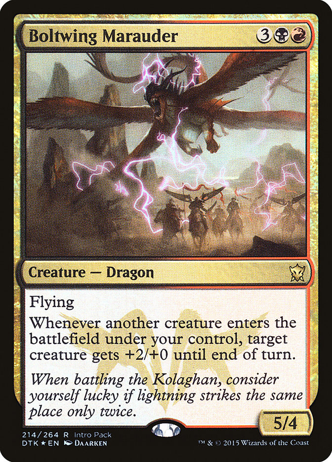 Boltwing Marauder (Intro Pack) [Dragons of Tarkir Promos] | Boutique FDB TCG