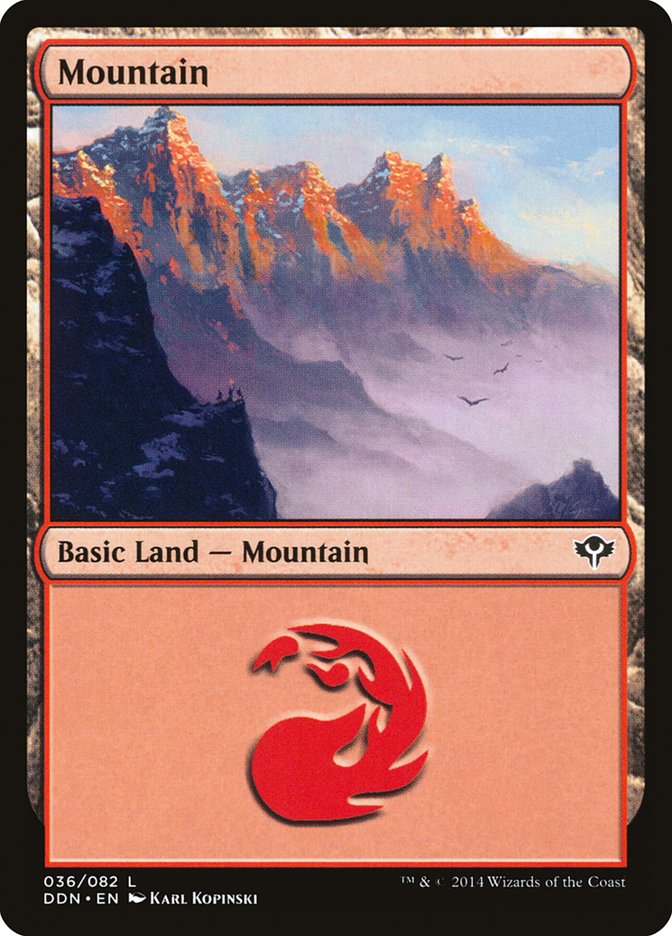 Mountain (36) [Duel Decks: Speed vs. Cunning] | Boutique FDB TCG