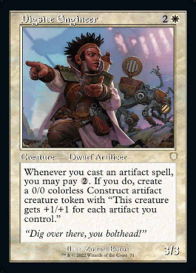 Digsite Engineer (Retro) [The Brothers' War Commander] | Boutique FDB TCG