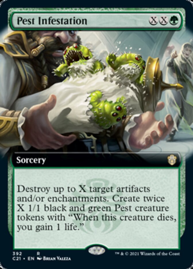 Pest Infestation (Extended Art) [Commander 2021] | Boutique FDB TCG