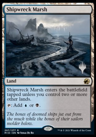 Shipwreck Marsh (Promo Pack) [Innistrad: Midnight Hunt Promos] | Boutique FDB TCG