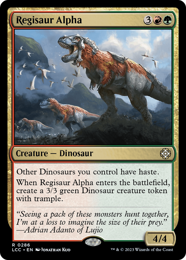 Regisaur Alpha [The Lost Caverns of Ixalan Commander] | Boutique FDB TCG