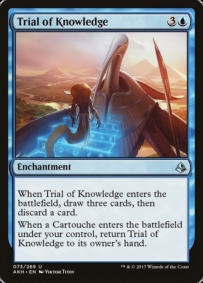 Trial of Knowledge [Amonkhet] | Boutique FDB TCG