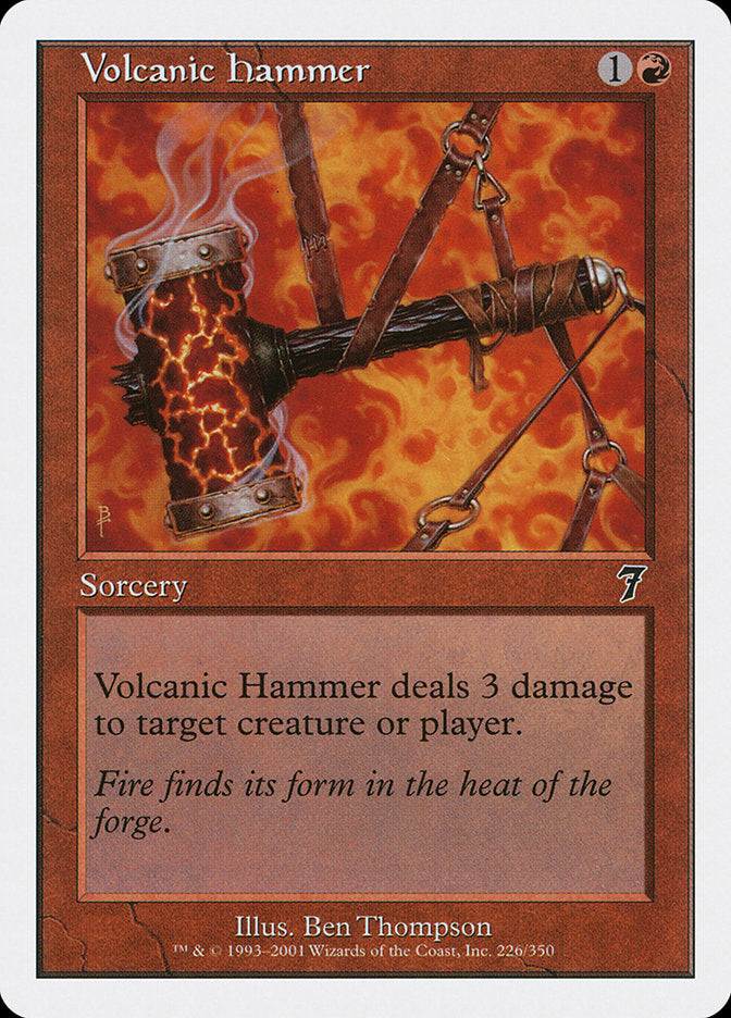 Volcanic Hammer [Seventh Edition] | Boutique FDB TCG