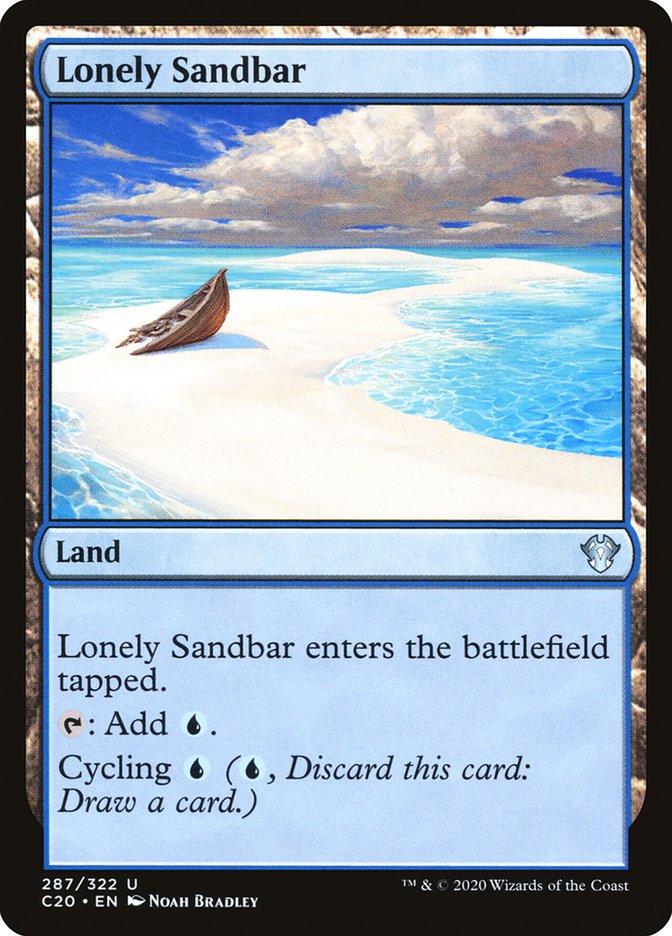 Lonely Sandbar [Commander 2020] | Boutique FDB TCG