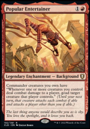 Popular Entertainer [Commander Legends: Battle for Baldur's Gate] | Boutique FDB TCG