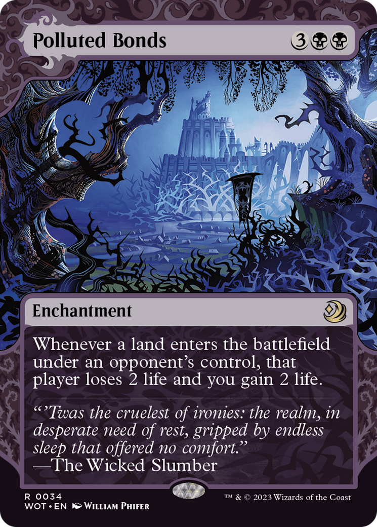 Polluted Bonds [Wilds of Eldraine: Enchanting Tales] | Boutique FDB TCG