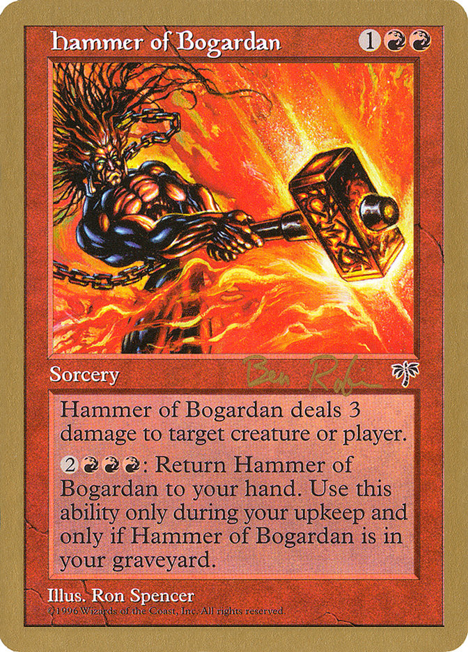 Hammer of Bogardan (Ben Rubin) [World Championship Decks 1998] | Boutique FDB TCG