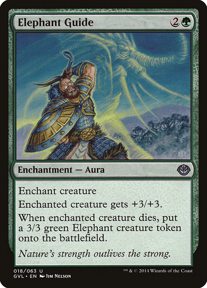 Elephant Guide (Garruk vs. Liliana) [Duel Decks Anthology] | Boutique FDB TCG