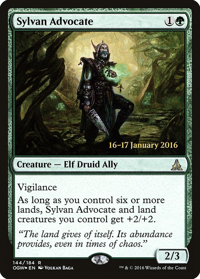 Sylvan Advocate [Oath of the Gatewatch Prerelease Promos] | Boutique FDB TCG