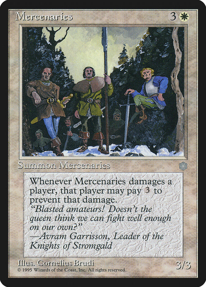 Mercenaries [Ice Age] | Boutique FDB TCG