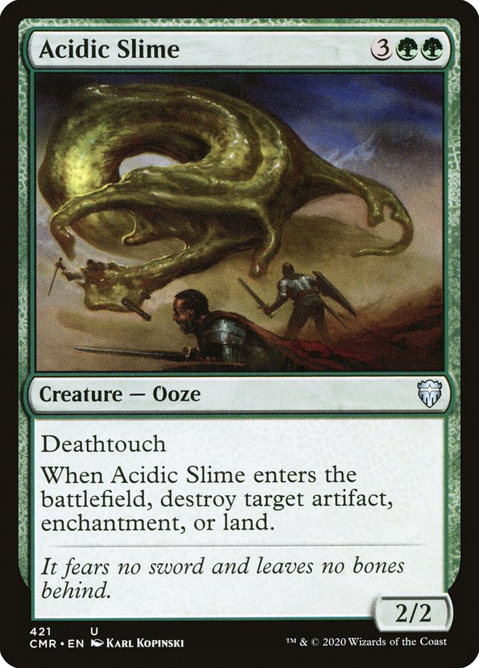 Acidic Slime [Commander Legends] | Boutique FDB TCG