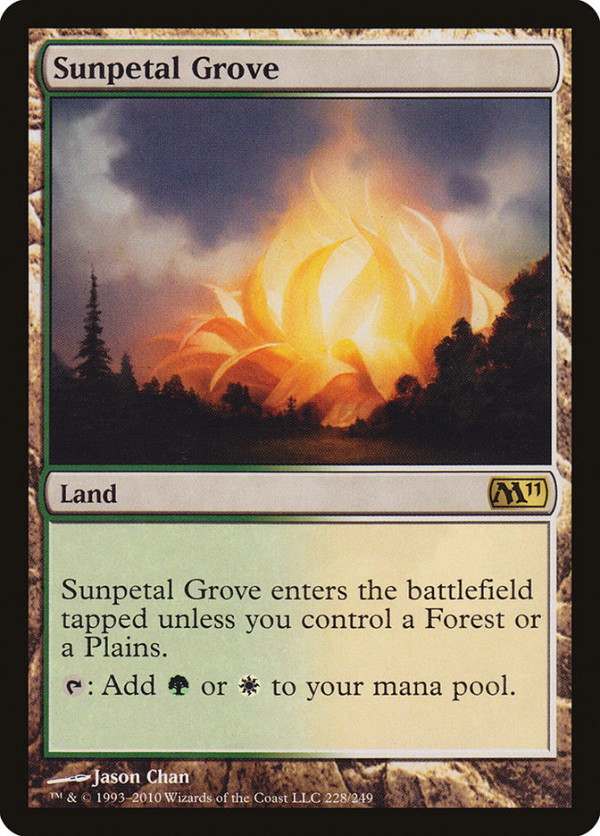 Sunpetal Grove [Magic 2011] | Boutique FDB TCG