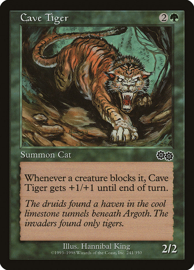 Cave Tiger [Urza's Saga] | Boutique FDB TCG