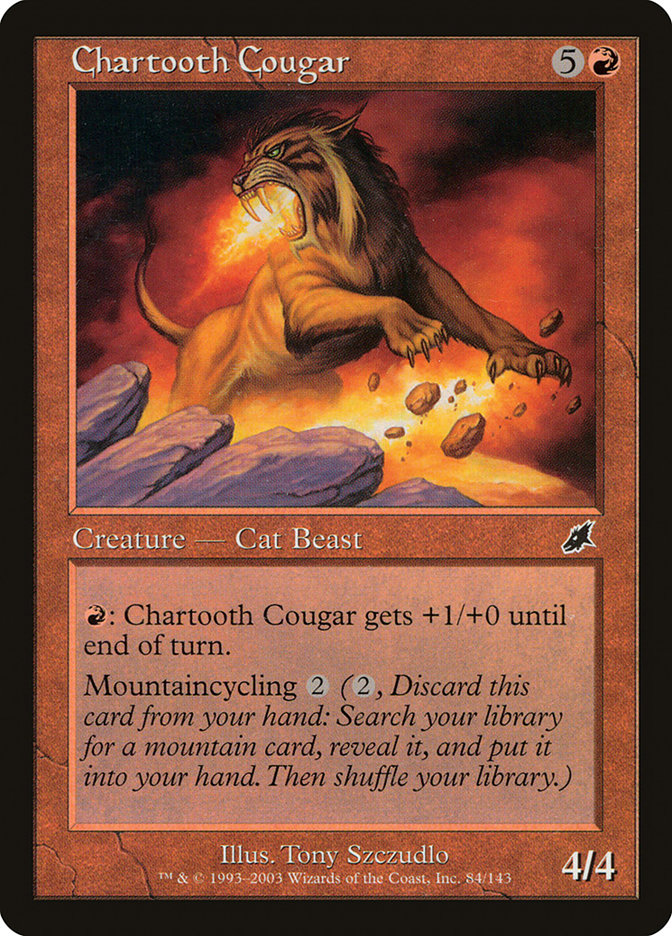 Chartooth Cougar [Scourge] | Boutique FDB TCG