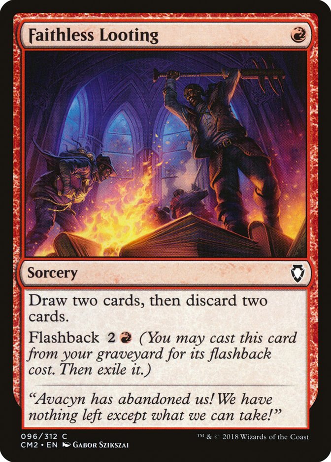 Faithless Looting [Commander Anthology Volume II] | Boutique FDB TCG