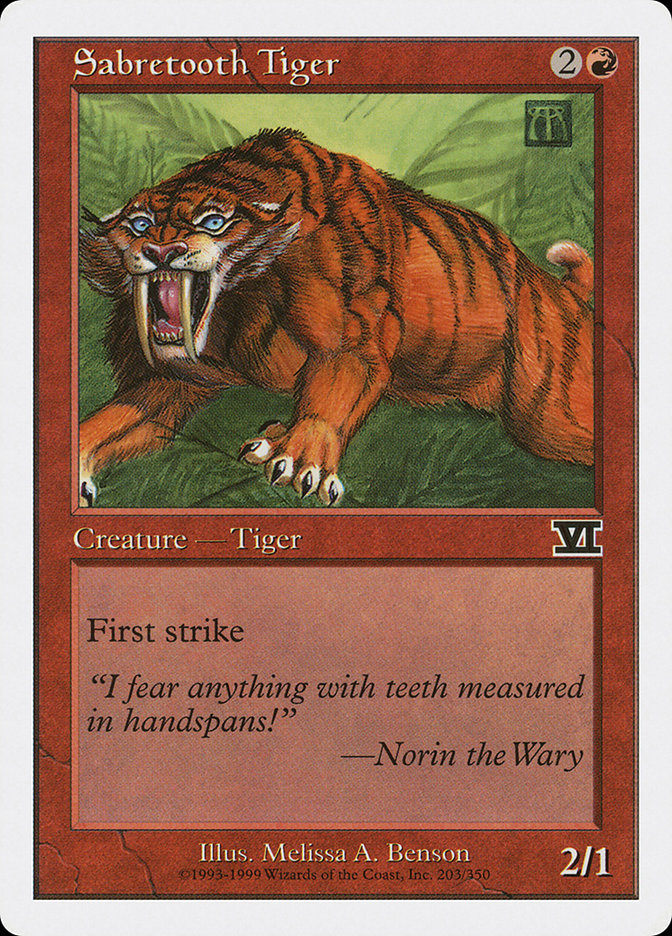 Sabretooth Tiger [Classic Sixth Edition] | Boutique FDB TCG