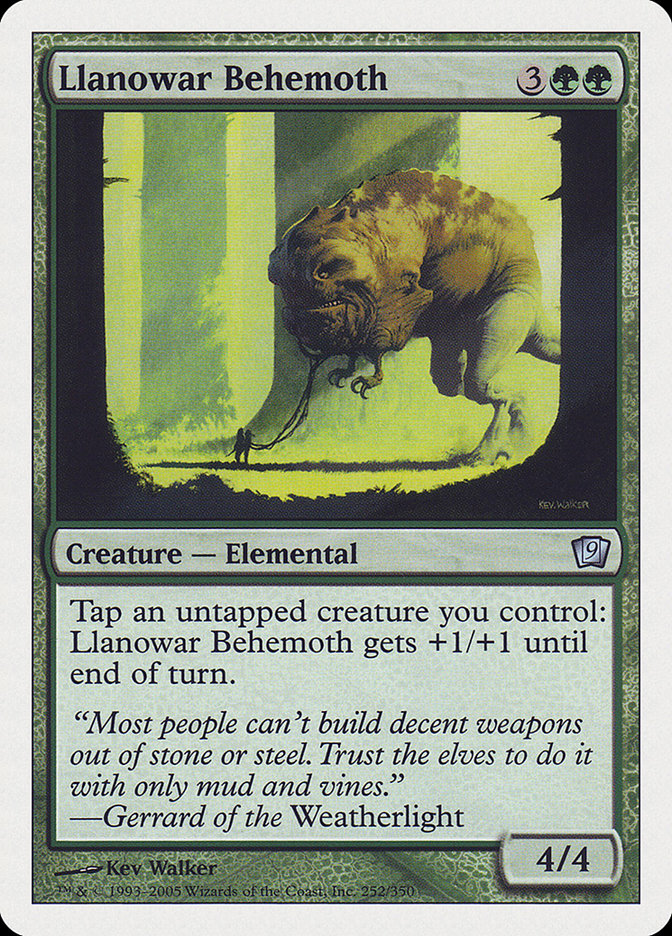 Llanowar Behemoth [Ninth Edition] | Boutique FDB TCG