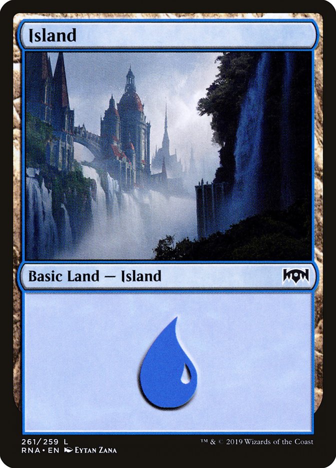 Island (261) [Ravnica Allegiance] | Boutique FDB TCG