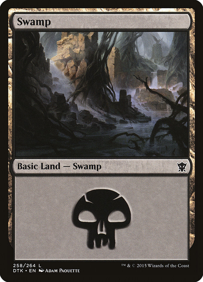 Swamp (258) [Dragons of Tarkir] | Boutique FDB TCG