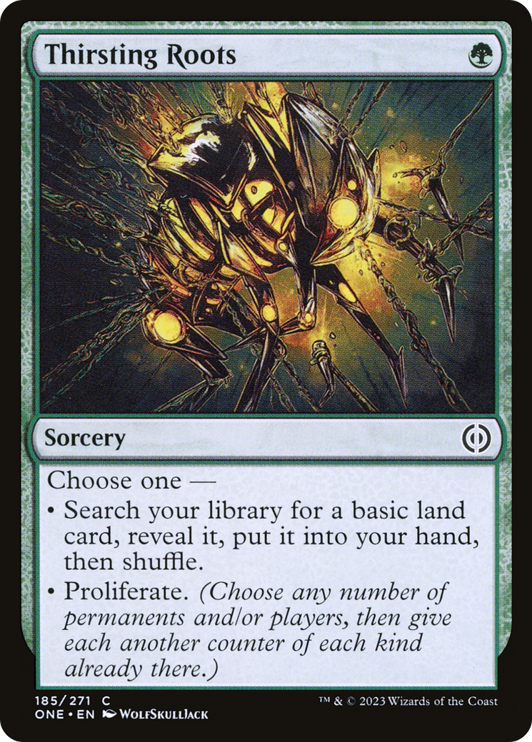 Thirsting Roots [Phyrexia: All Will Be One] | Boutique FDB TCG