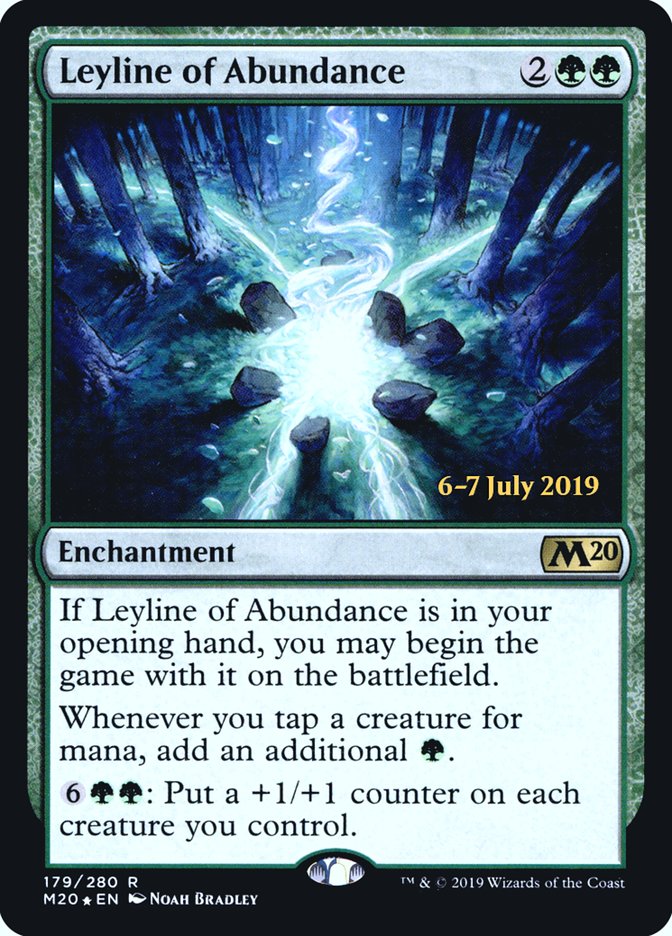 Leyline of Abundance [Core Set 2020 Prerelease Promos] | Boutique FDB TCG