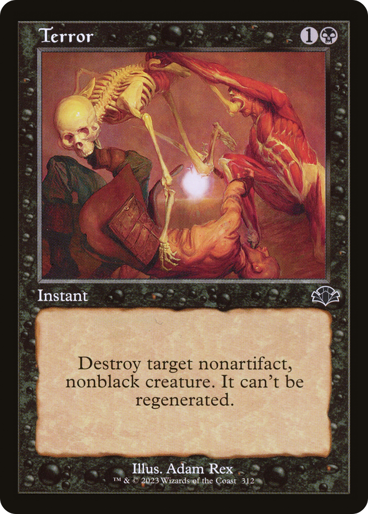 Terror (Retro) [Dominaria Remastered] | Boutique FDB TCG