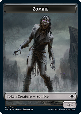 Zombie // Angel Double-Sided Token [Game Night: Free-for-All Tokens] | Boutique FDB TCG