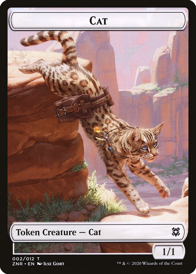 Cat Token [Zendikar Rising Tokens] | Boutique FDB TCG