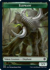 Elephant // Thopter Double-Sided Token [Starter Commander Decks] | Boutique FDB TCG