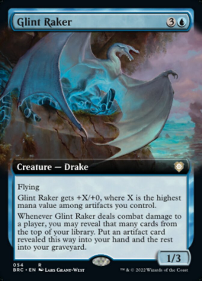 Glint Raker (Extended Art) [The Brothers' War Commander] | Boutique FDB TCG