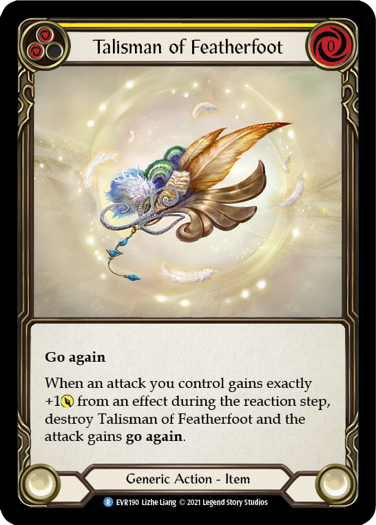 Talisman of Featherfoot [EVR190] (Everfest)  1st Edition Normal | Boutique FDB TCG