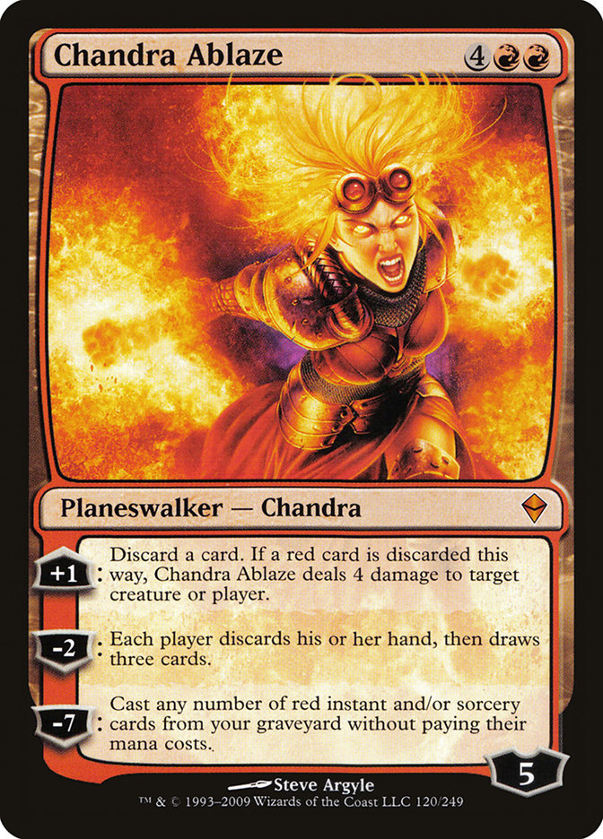 Chandra Ablaze [Zendikar] | Boutique FDB TCG