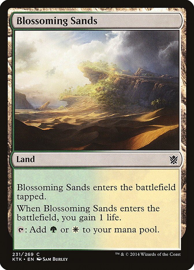 Blossoming Sands [Khans of Tarkir] | Boutique FDB TCG