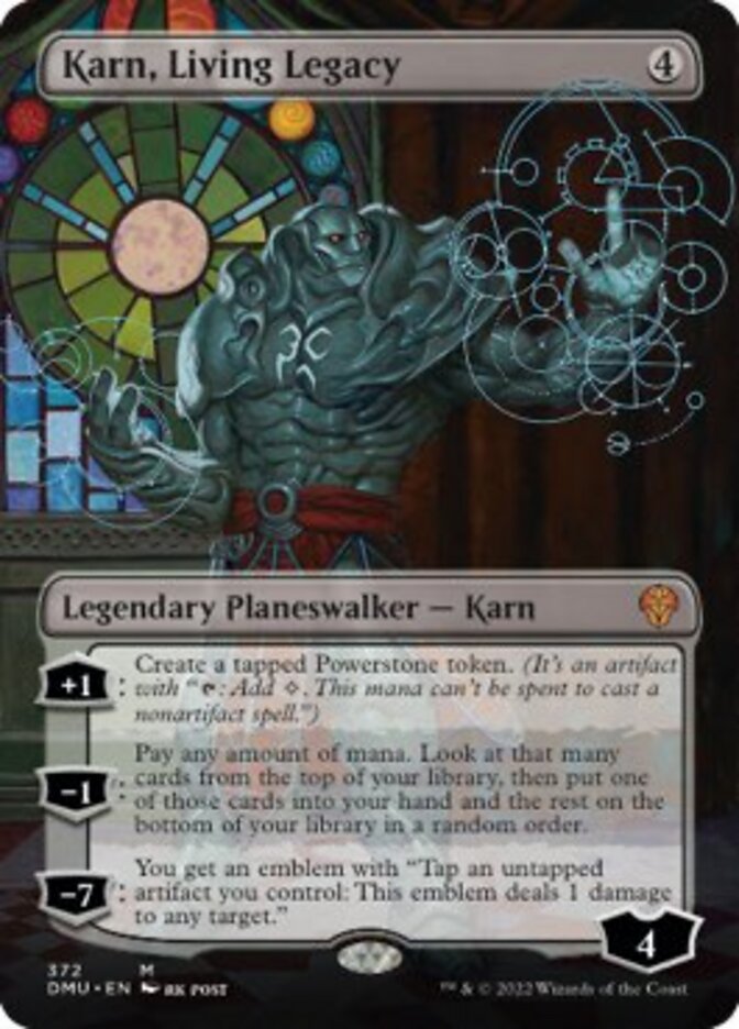 Karn, Living Legacy (Borderless) [Dominaria United] | Boutique FDB TCG