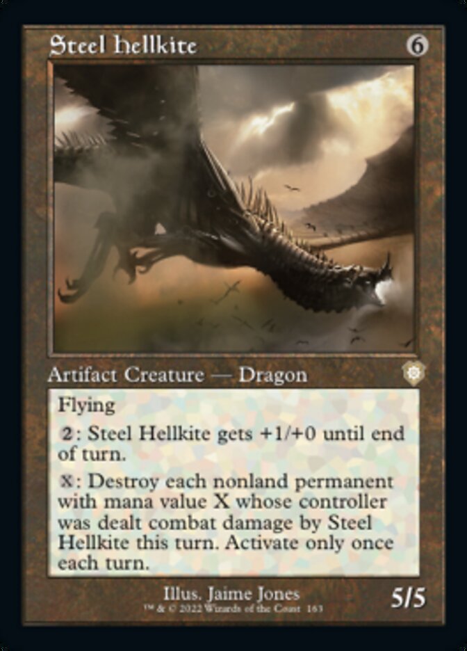 Steel Hellkite (Retro) [The Brothers' War Commander] | Boutique FDB TCG